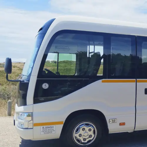 A Capricorn Tours Toyota Coaster